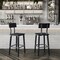 Flash Furniture Jackson Commercial Grade Rustic Black Industrial Wood Dining Barstool, 4PK 4-XU-DG-W0236B-BLK-GG - alternate 8